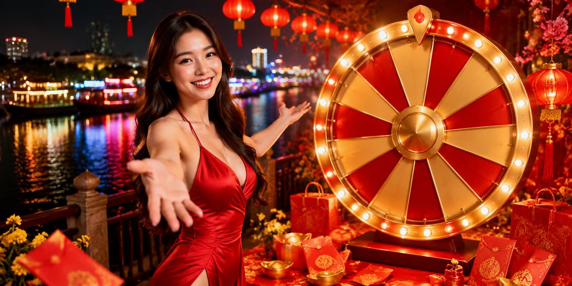Bàn roulette và đèn lồng tại casino phong cách miền Tây sông nước Việt Nam
